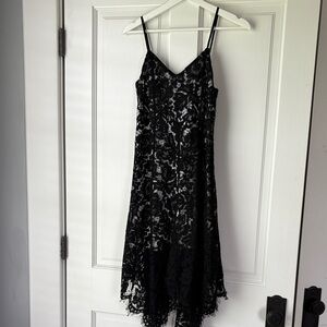 Elegant Black Lace Dress small